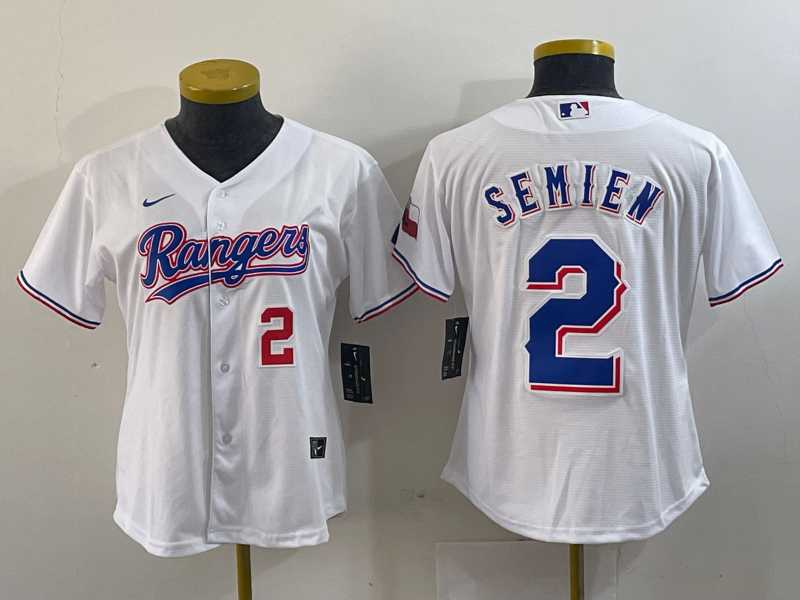 Women's Texas Rangers #2 Marcus Semien Number White 2024 Gold Collection Limited Cool Base Jersey,We sell and wholesale Women's Texas Rangers #2 Marcus Semien Number White 2024 Gold Collection Limited Cool Base Jersey on line form chian!